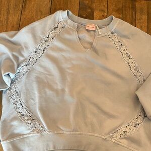 Urban Outfitters Soft Blue Fleece Sweatshirt